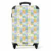 Vrolijke zomer illustraties NBS - Handbagage koffer - Kinderen Unisex middel -productfoto_recht