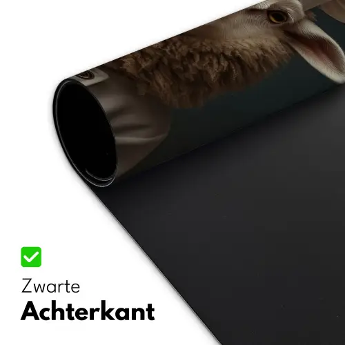 Schaap - Wol - Kok Muismat XXL klein -sfeer2