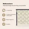 Tegel - Motief - Beige Balkonbeschermer Duitsland klein 596 -specs_NL