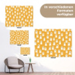 Halloween - Spookjes - Oker tuinposter los doek klein 239 -Xsfeer9_DE