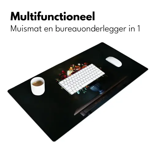 Quote - Bloemen - Vaas - Neon Muismat XXL klein -sfeer4