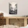 Mistig - Berglandschap - Illustratie plexiglas 5mm klein -sfeer4