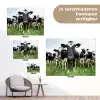 Nieuwsgierige koeien tuinposter los doek klein -Xsfeer9_DE