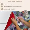 Pastel - Viooltjes - Groen - Patroon keuken achterwand spatscherm klein 900 -spatscherm_NL