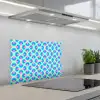 Cirkels - Neon - Bogen keuken achterwand spatscherm klein 900 -3d_schuin