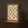 Pinda's - Patroon - Beige Light Box met kabel (Tafellamp) klein -z3d_website