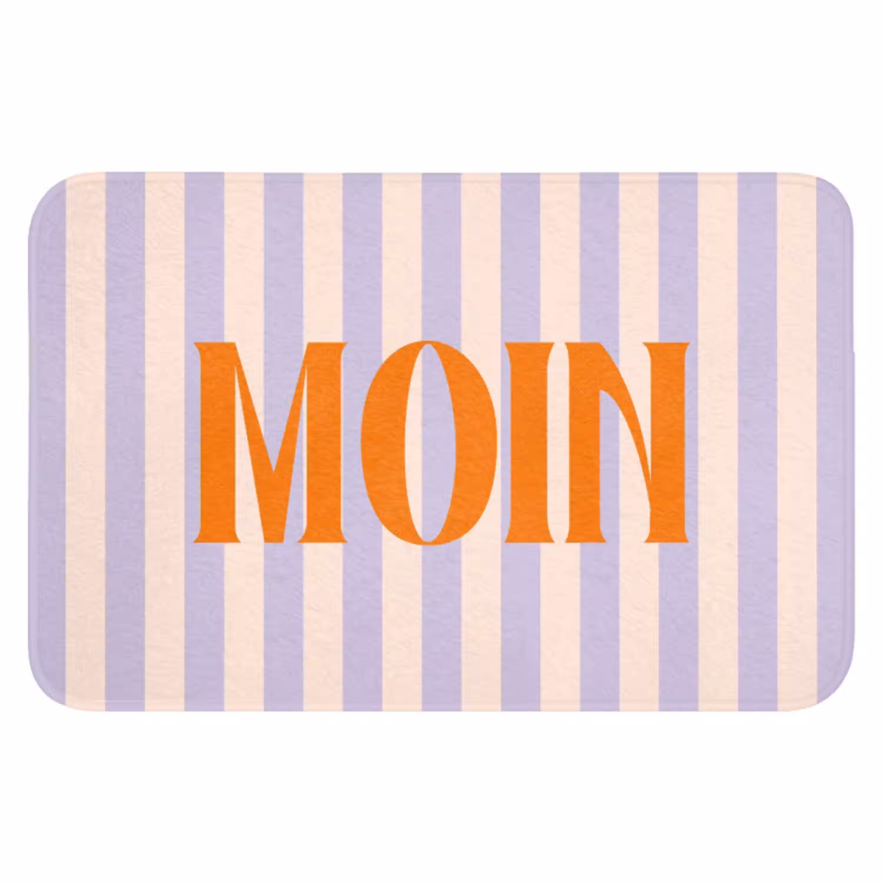 Lila - Oranje - Strepen - Moin WCmat klein -3d