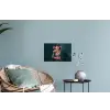 Vrouw - Portret - Kroon Muursticker klein -plant