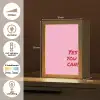 Yes you can do it - Rood - Roze Light Box met kabel (Tafellamp) klein -USP_NL