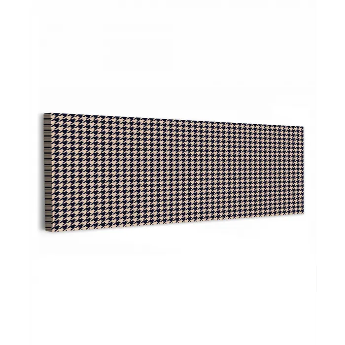 Plaid - Patroon - Ruit - Donkerblauw canvas 2cm klein 828 -z3d