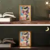 Zonnebril - Vrouw - Kleurrijk - Verfspetters Light Box met kabel (Tafellamp) klein -sfeer3