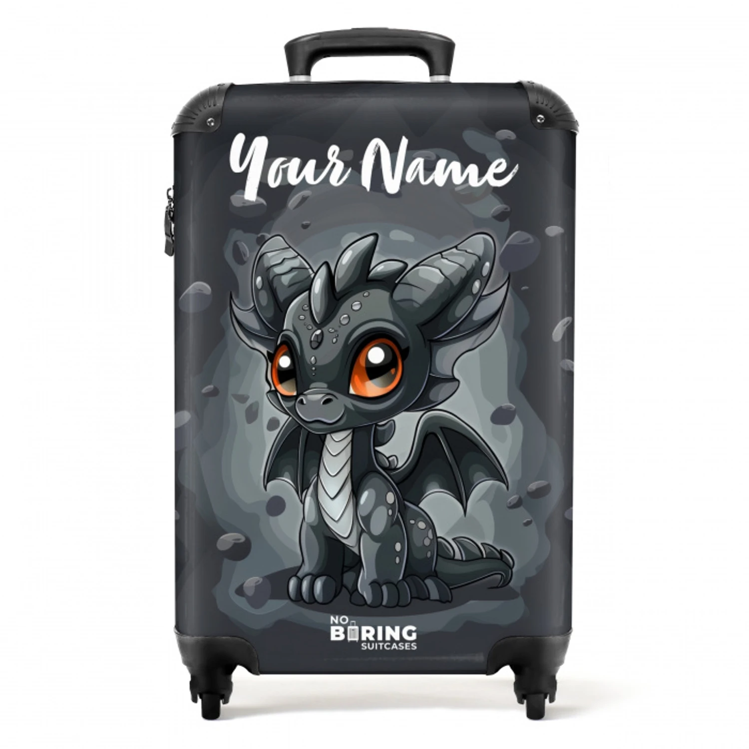 Gino grijsstaart NBS - Handbagage koffer - Kinderen Unisex middel -productfoto_recht