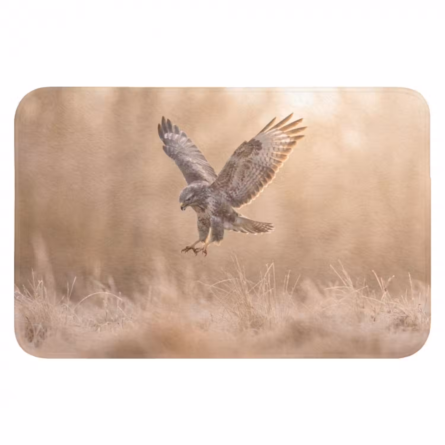 Badematte - Bussard - Raubvogel - Natur - Braun
