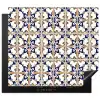 Klassiek - Patroon - Kleurrijk Inductie beschermer vinyl 3mm middel 274 -3d