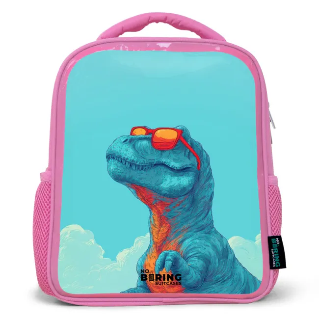 Kids' Backpacks Pink -. Dino - Sunglasses - Blue