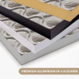Zand - Schelpenvorm - Grijs Textielframe zwart klein 947 -USP_kleurenNL