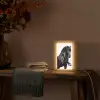 Fries - Hengst - Modern Light Box met kabel (Tafellamp) klein -sfeer4