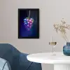 Paars - Disco - Feest - Druif fotolijst zwart zonder passe partout klein -sfeer4