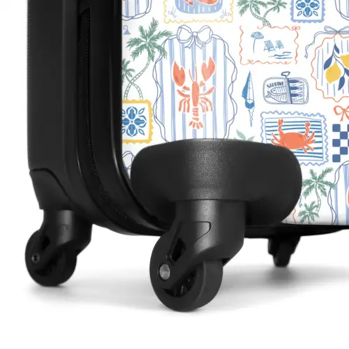Zomers illustraties kleurrijk NBS - Handbagage koffer - Kinderen Unisex middel -wiel