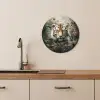 Blik van de Tijger KitchenYeah - Keuken - Wandcirkel Forex klein -sfeer3