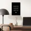 Quotes - Adem kusjes in en blaas hartjes uit - Spreuken aluminium wit klein -sfeer5
