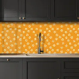 Smileys - Retro - Heel keuken achterwand 2 middel 871 -sfeer1