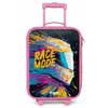 Racehelm - Verfspatten - Penseelstreken - Race mode Kinderkoffer - Roze klein -zz3dotto