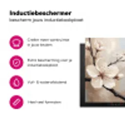 Bloesem - Takken - Schilderij - Beige - Serene Inductie beschermer vinyl 3mm klein -wsfeer2_website
