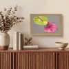Planten - Anthurium - Groen - Roze Light Box met kabel (Tafellamp) klein -sfeer2