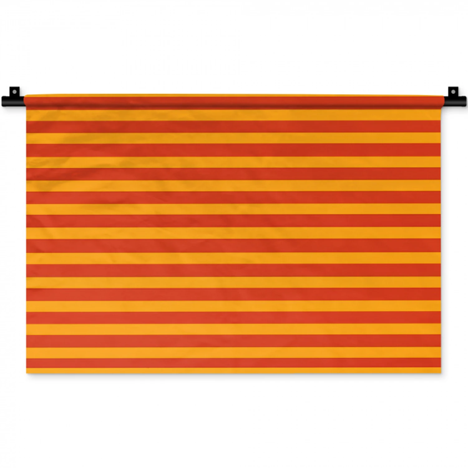 Strepen - Patroon - Oranje Wandkleed katoen klein 269 -zz3d