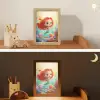 Zeemeermin - Water - Vissen - Rood Light Box met kabel klein -sfeer3_kind