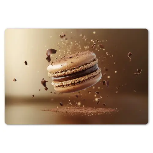 Chocolade - Macarons - Eten - Snoep Placemat vinyl groot -zzsfeer1_Kitchenyeah-website