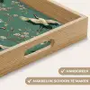 Kersenbloesem - Kraamvogels - Groen Dienblad Rechthoek middel 911 -USP_HandgreepNL