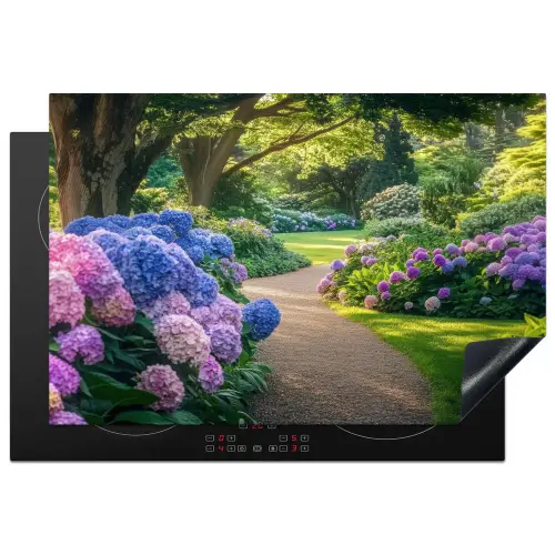 Hortensia- Park - Pad Inductie beschermer vinyl 3mm klein -3d