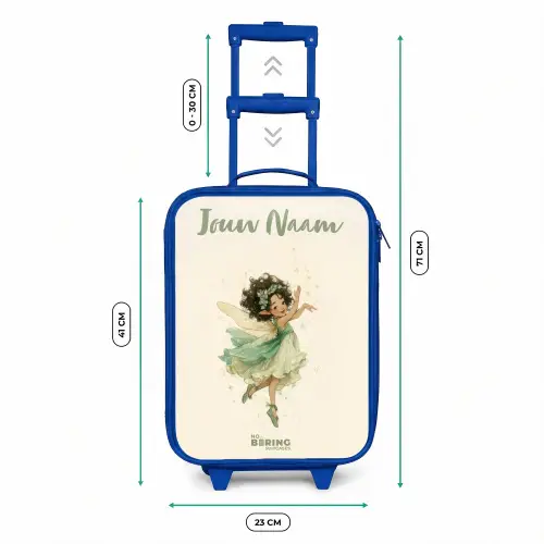 Dansende bosfee Kinderkoffer - Blauw klein -productfoto_formaten