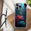Standbeeld - Zeebodem - Koraal - Kleurrijk Hoesje iPhone 16 Pro Max met koord klein -sfeer4