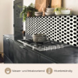 Klassiek - Stippen - Zwart keuken achterwand 2 middel 871 -usp_DE