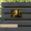 Avondlicht in het bos tuinposter los doek klein -sfeer3