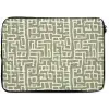 Grafisch - Patroon - Groen laptophoes neopreen klein 279 -zkaufland3dotto
