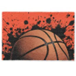 Basketbal - Verf - Sport - Oranje Deurmat klein -zkaufland3d