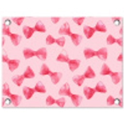 Strikken - Aquarel - Roze tuinposter los doek klein 239 -3d