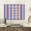 Try again - Strepen - Roze - Verticaal - Blauw PET vilt klein -sfeer1