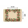 Hulstrand - Bessen - Beige Placemat vinyl groot -specs