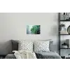 Vetplant - Bladeren - Groen - Wazig Muursticker klein -slaapkamer
