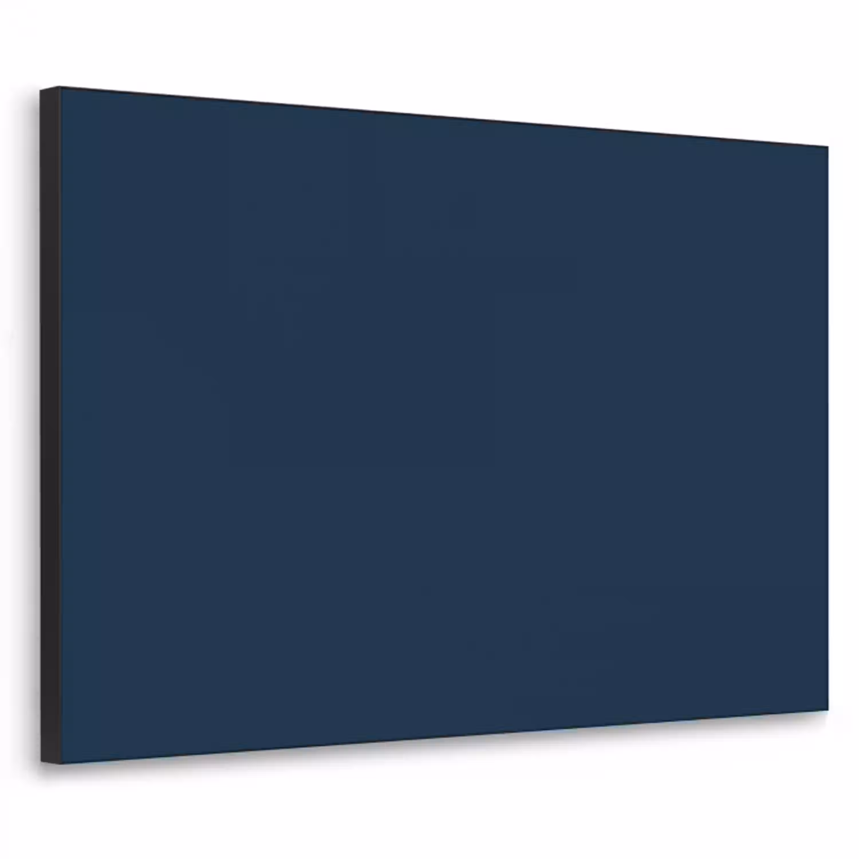 Midnight - Blue - Blauw Textielframe zwart klein 947 -3d
