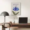 Korenbloem - Valentijn - Bloem - Blauw PET vilt klein -sfeer5