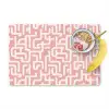 Doolhofpatroon - Roze - Wit - Abstract Placemat vinyl groot 368 -zzzproduct_Kitchenyeah-website