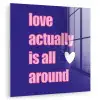 Tekst - Valentijn - Love - Blauw plexiglas 5mm klein -zzzproduct_nieuw