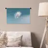 Paardenbloempluisje - Blauw - Lucht Wandkleed katoen klein -sfeer4