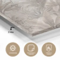 Jungle - Tropisch - Natuur -Vintage - Beige plexiglas 5mm klein -wsfeer2_DE
